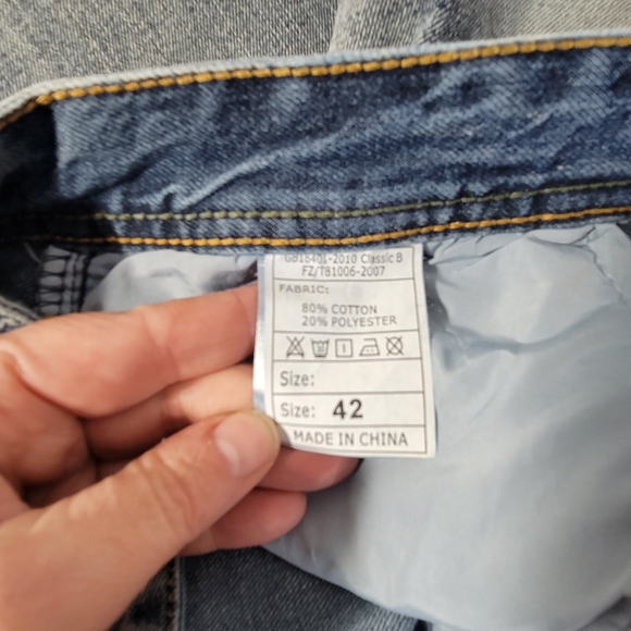 Mens Classic Fashion Wear Clothing Destressed Jeans Size 42 - Picture 11 of 14